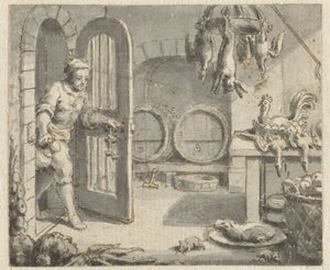 Die Stadt- und die Landratte
Entwürfe für Illustrationen zu einer Ausgabe von Jean de la Fontaine