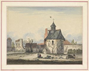 Ruine von Hougoumont von Anonymous