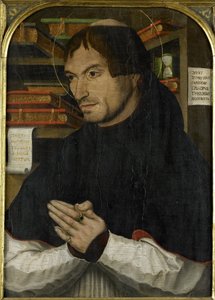 Der heilige Dionysius der Areopagit im Gebet