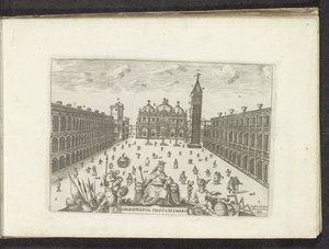 Markusplatz in Venedig von Anonymous