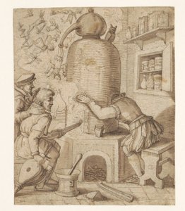 Satire auf die Alchemie von Anonymous