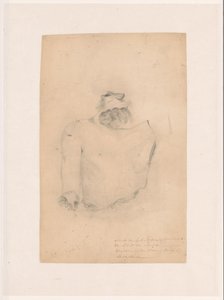 Skizze der sterblichen Überreste von J.C.J. van Speyk