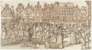 Schuldeiser und Armer, 1720