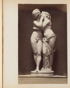 Skulptur von Amor und Psyche in den Kapitolinischen Museen in Rom, Italien von Anonymous