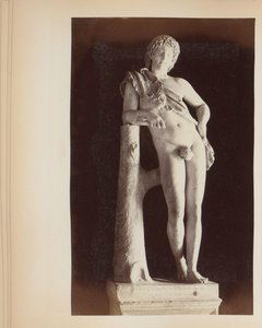 Skulptur des ruhenden Satyrs in den Kapitolinischen Museen in Rom, Italien von Anonymous