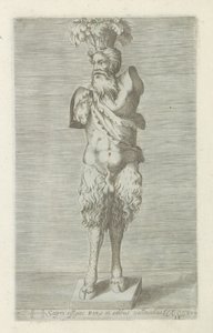Skulptur eines Satyrs von Anonymous