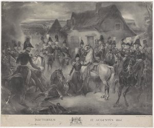 Schlacht bei Boutersem, 1831 von Anonymous