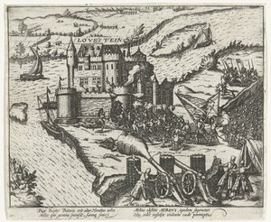 Schloss Loevestein von Herman de Ruiter eingenommen, 1570 von Anonymous