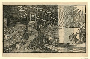 Karikatur auf Jacobus Taurinus, 1615