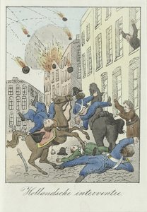 Karikatur über die holländische Intervention, 1831 von Anonymous