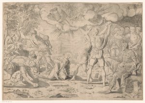 Steinigung des heiligen Stephanus von Anonymous