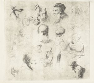 Studien von Köpfen