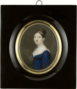Suzanna de Roth (1789-1822), Ehefrau von Jonkheer Isaäc Pierre Graafland (1789-1825), Ratsherr am Obersten Gerichtshof von Suriname