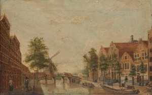 Die Brouwersgracht in Amsterdam