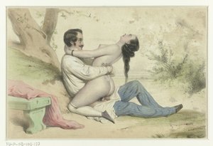 Drei Paare beim Sex