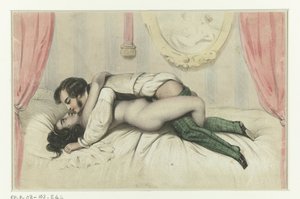 Drei Paare beim Sex