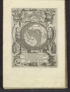 Titelblatt mit Stadtplan von Venedig von Anonymous