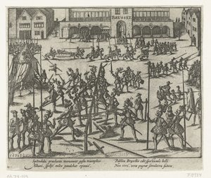 Turnier auf dem Grote Markt in Brüssel, 1569