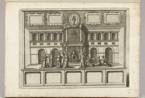 Szene mit Tugenden und Lastern, 1594