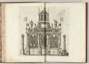 Szene mit Kaiser Karl V., 1594 von Anonymous