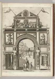 Triumphbogen mit der Stadtjungfrau, 1594