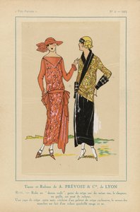 Très Parisien, 1923, Nr. 2: Stoffe und Bänder von A. PRÉVOST & CIE