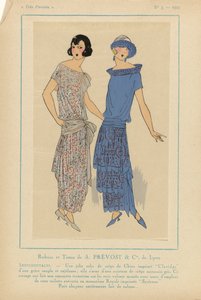 Très Parisien, 1923, Nr. 3: Rubans et Tissus de A. PRÉVOST...SENTIMENTALES...