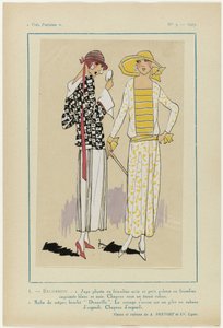 Très Parisien, 1923, Nr. 5: 1. - EXKURSION. - 1. Plissierter Rock
