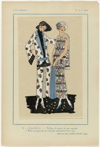 Très Parisien, 1923, Nr. 5: 9.- SANS-SOUCI. 1. Tailleur de jersey...