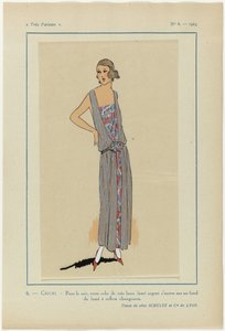 Très Parisien, 1923, Nr. 6: 6.- CRICRI. - Für den Abend, dieses Kleid...