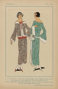 Très Parisien, 1923, Nr. 8: 4. - COQUETTES. / Eine kurze Jacke...