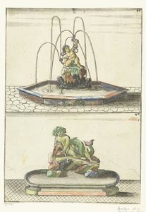 Zwei Brunnen übereinander von Anonymous