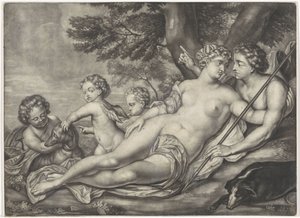 Venus hält Adonis von der Jagd ab