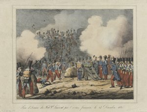 Eroberung des Forts Saint-Laurent, 1832 (Angriff auf das Fort St. Laurent durch die französische Armee, 14. Dezember 1832)