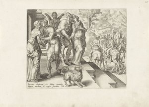 Abreise von Tobias und Sara (Geschichte von Tobias) von Anonymous