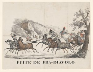 Flucht von Fra-Diavolo von Anonymous