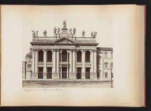Fassade der Lateranbasilika in Rom, Italien von Anonymous