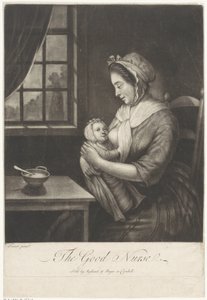 Frau gibt Stillen
The Good Nurse (Titel auf dem Objekt) von Anonymous
