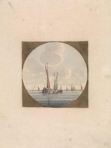Segelschiffe auf ruhiger See von Anonymous