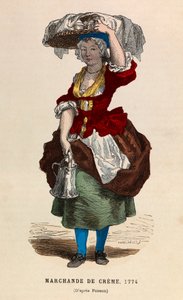 Eine Cremehändlerin im Jahr 1774 - Private Sammlung