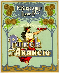 Werbung für Orangenpunsch (Chromolithographie 1905) von Anonymous Anonymous