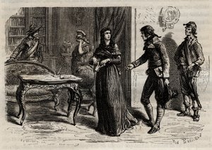 Verhaftung von Madame Roland am 1. Juni 1793 in Paris - Verhaftung von Madame Roland (Manon Roland, geb. Jeanne Marie Philippon)