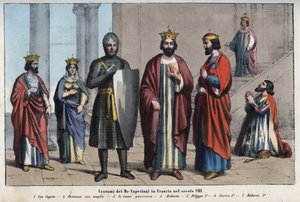 Kapetinger-Dynastie - Hugo Capet (Hugues Capet) - Konstanze von Arles (Constance d