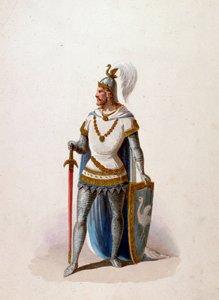 Charakter aus der Oper Lohengrin von Wagner von Anonymous Anonymous