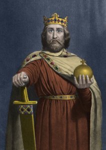 Karl der Große (Carolus Magnus, 742-814), König der Franken und christlicher Kaiser des Westens