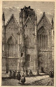 Kirche Notre-Dame von Glas - Glas (Ille-et-Vilaine) - Gravur in 