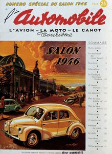 Titelblatt von „Das Automobil“ veröffentlicht anlässlich der Autoshow 1946. Private Sammlung