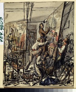 In einem Künstleratelier