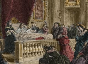 Tod von Ludwig XIV. in Versailles, 1. September von Anonymous Anonymous