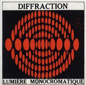 Beugung: monochromatisches Licht. Anonyme Illustration von 1925. Private Sammlung. von Anonymous Anonymous